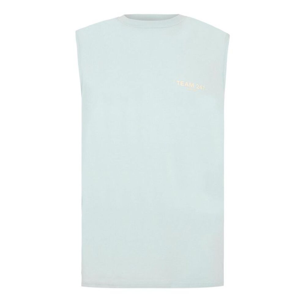 Represent Mens 247 Performance Sleeveless Gym Tank Top / Glacier